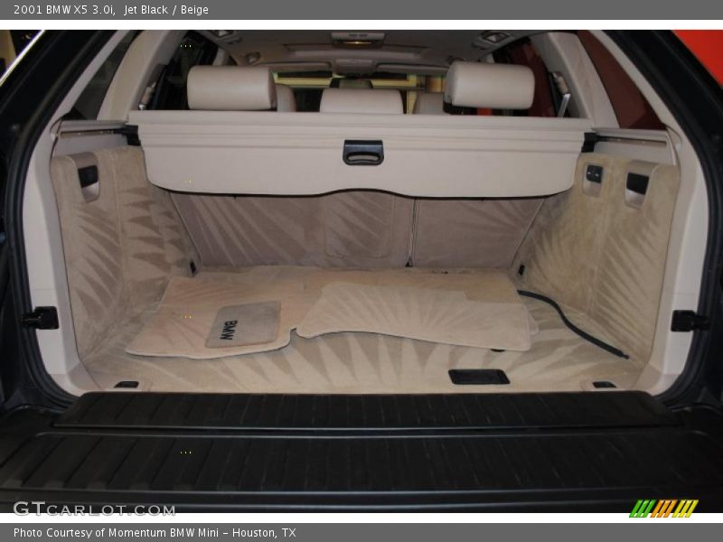 Jet Black / Beige 2001 BMW X5 3.0i