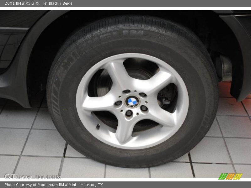 Jet Black / Beige 2001 BMW X5 3.0i