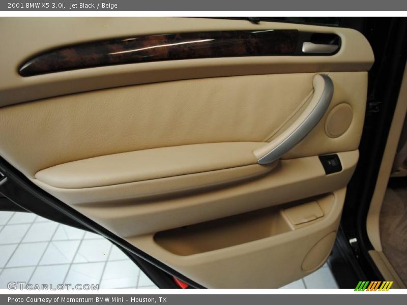 Jet Black / Beige 2001 BMW X5 3.0i