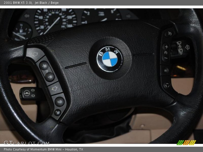 Jet Black / Beige 2001 BMW X5 3.0i
