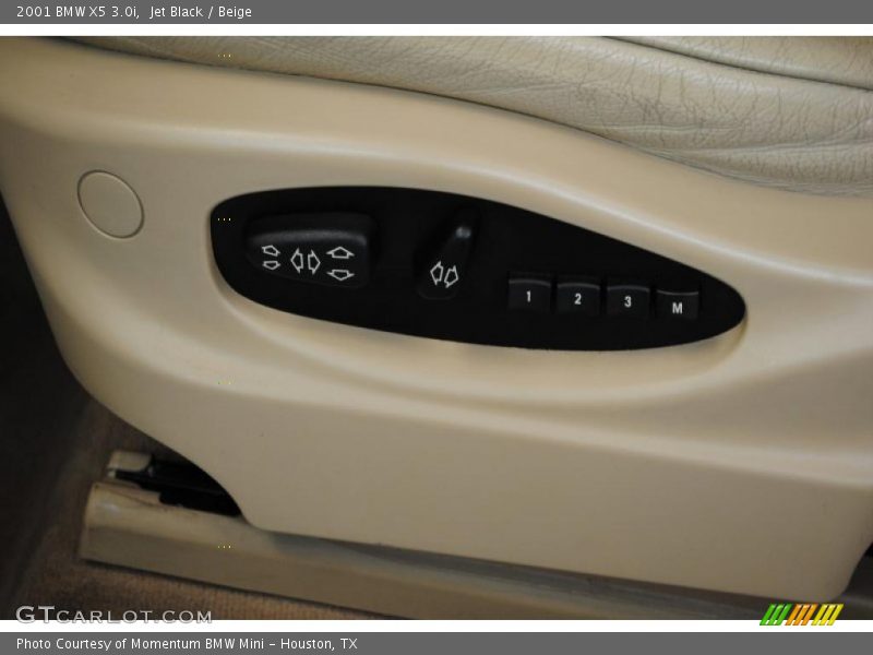 Jet Black / Beige 2001 BMW X5 3.0i