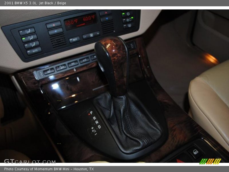 Jet Black / Beige 2001 BMW X5 3.0i
