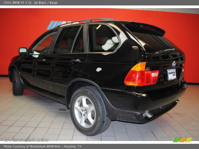Jet Black / Beige 2001 BMW X5 3.0i
