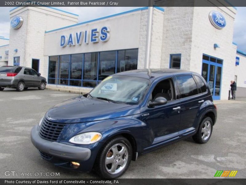 Patriot Blue Pearlcoat / Gray 2002 Chrysler PT Cruiser Limited