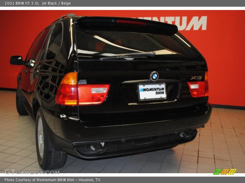 Jet Black / Beige 2001 BMW X5 3.0i