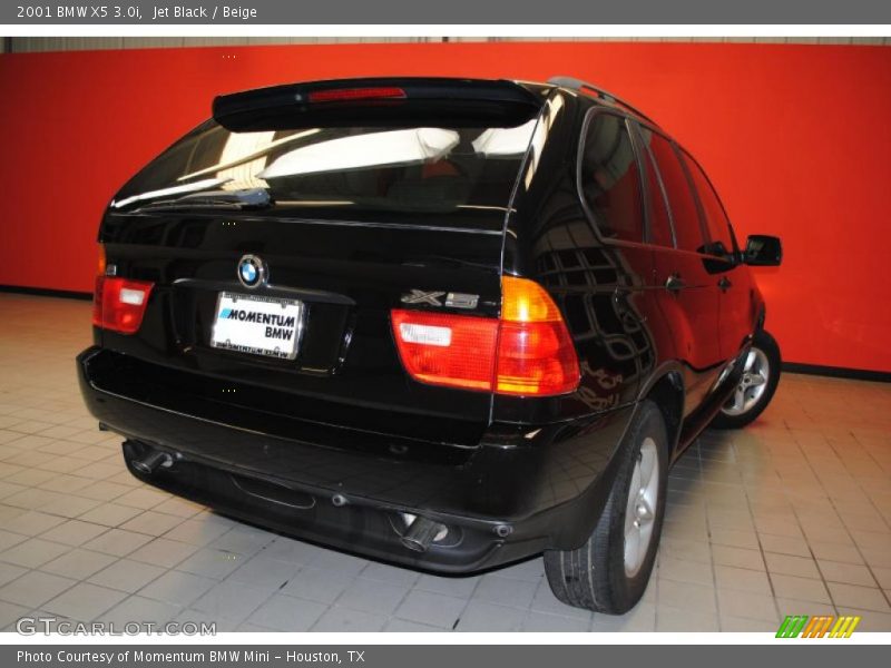 Jet Black / Beige 2001 BMW X5 3.0i