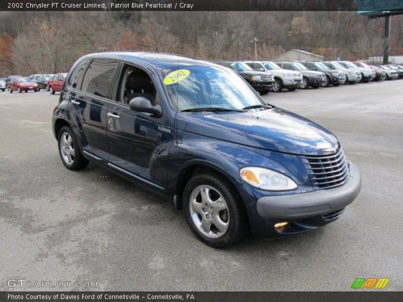 Patriot Blue Pearlcoat / Gray 2002 Chrysler PT Cruiser Limited