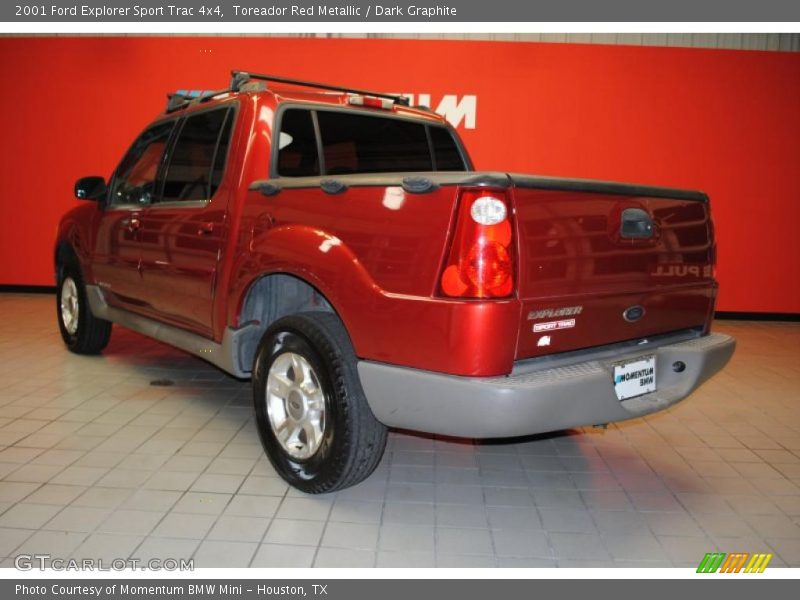 Toreador Red Metallic / Dark Graphite 2001 Ford Explorer Sport Trac 4x4