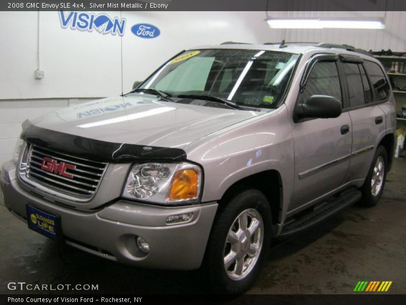 Silver Mist Metallic / Ebony 2008 GMC Envoy SLE 4x4