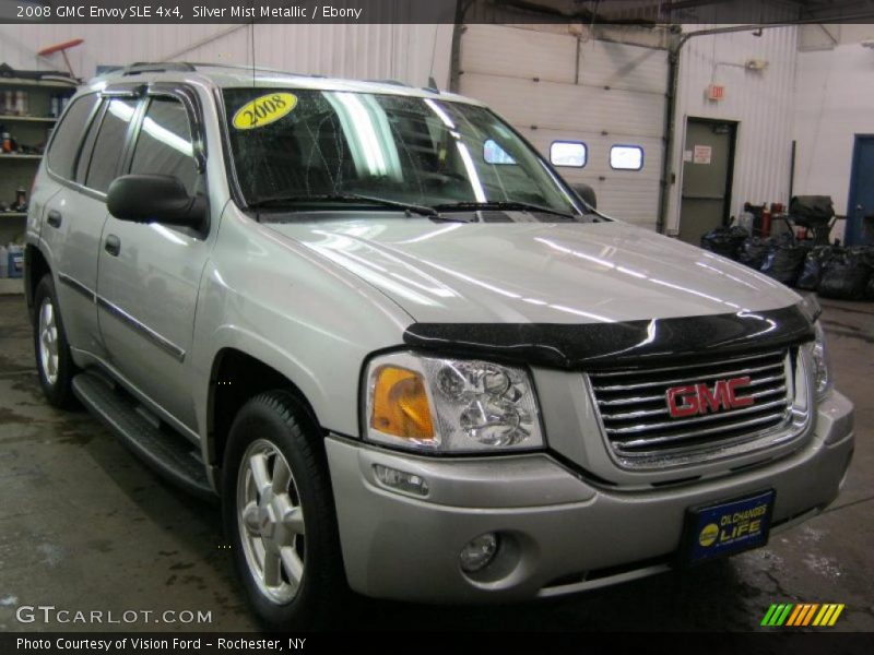 Silver Mist Metallic / Ebony 2008 GMC Envoy SLE 4x4