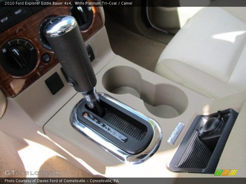 White Platinum Tri-Coat / Camel 2010 Ford Explorer Eddie Bauer 4x4