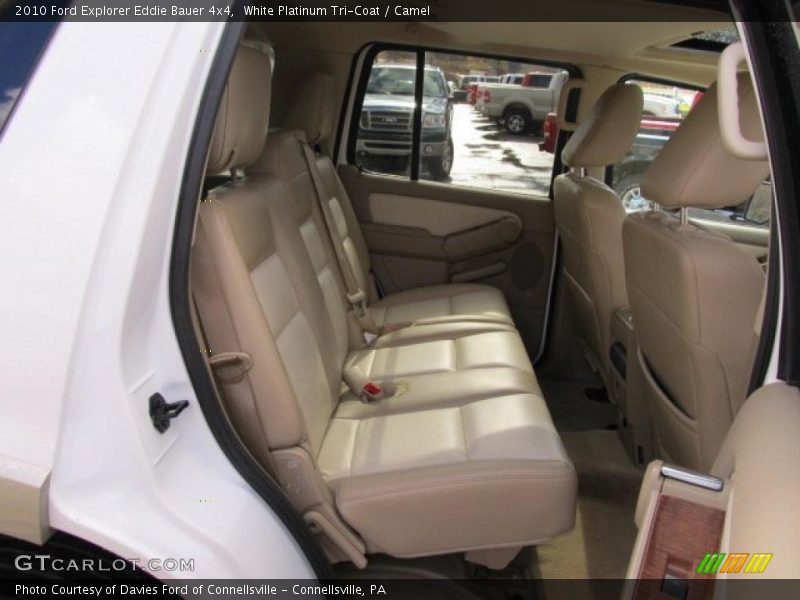 White Platinum Tri-Coat / Camel 2010 Ford Explorer Eddie Bauer 4x4