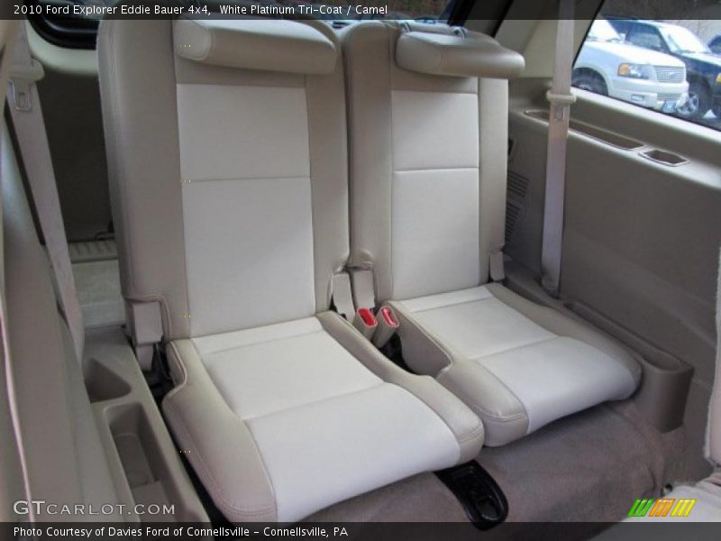 White Platinum Tri-Coat / Camel 2010 Ford Explorer Eddie Bauer 4x4