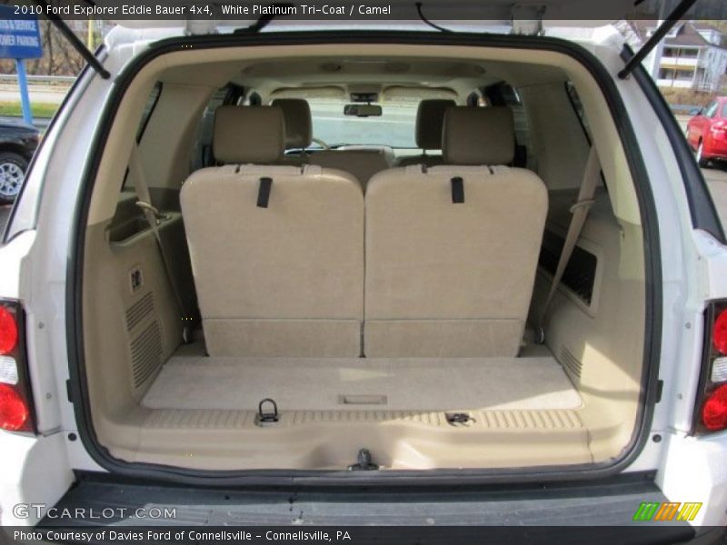White Platinum Tri-Coat / Camel 2010 Ford Explorer Eddie Bauer 4x4