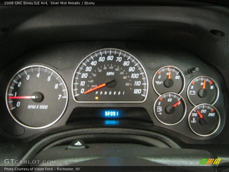 Silver Mist Metallic / Ebony 2008 GMC Envoy SLE 4x4