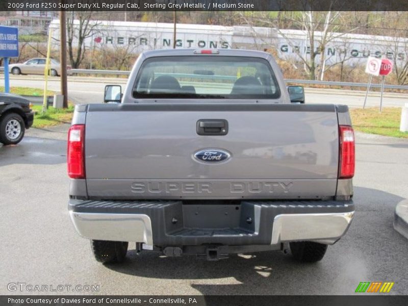 Sterling Grey Metallic / Medium Stone 2009 Ford F250 Super Duty XL Regular Cab