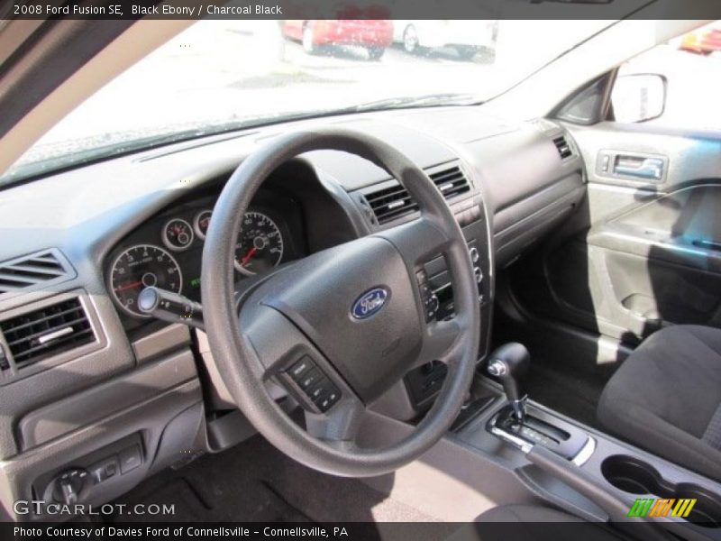 Black Ebony / Charcoal Black 2008 Ford Fusion SE