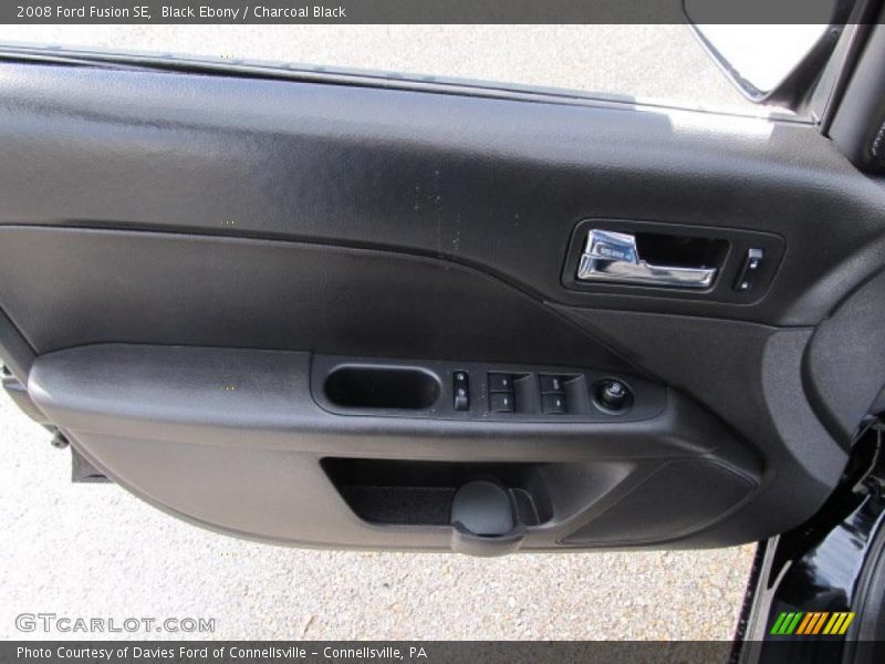 Black Ebony / Charcoal Black 2008 Ford Fusion SE