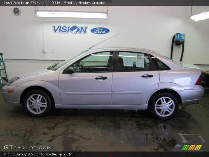 CD Silver Metallic / Medium Graphite 2004 Ford Focus ZTS Sedan