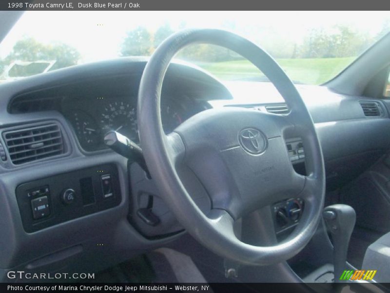 Dusk Blue Pearl / Oak 1998 Toyota Camry LE