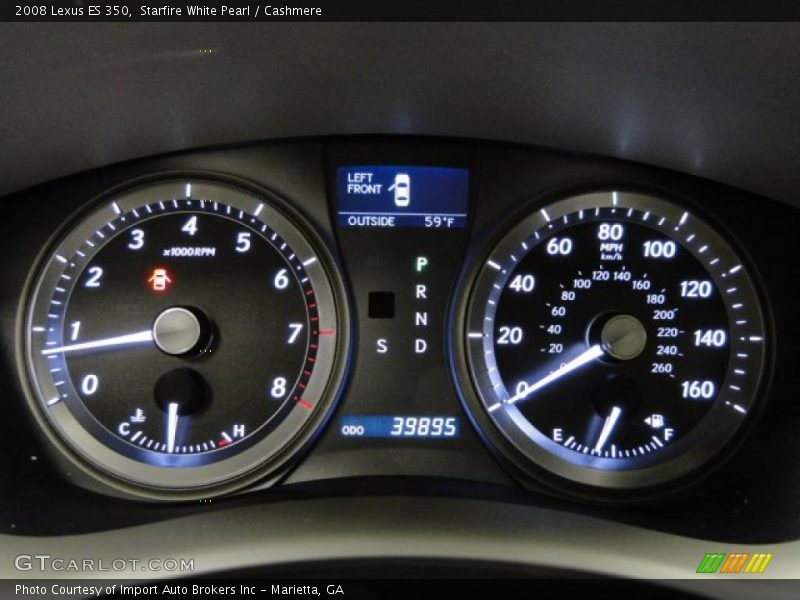 Starfire White Pearl / Cashmere 2008 Lexus ES 350