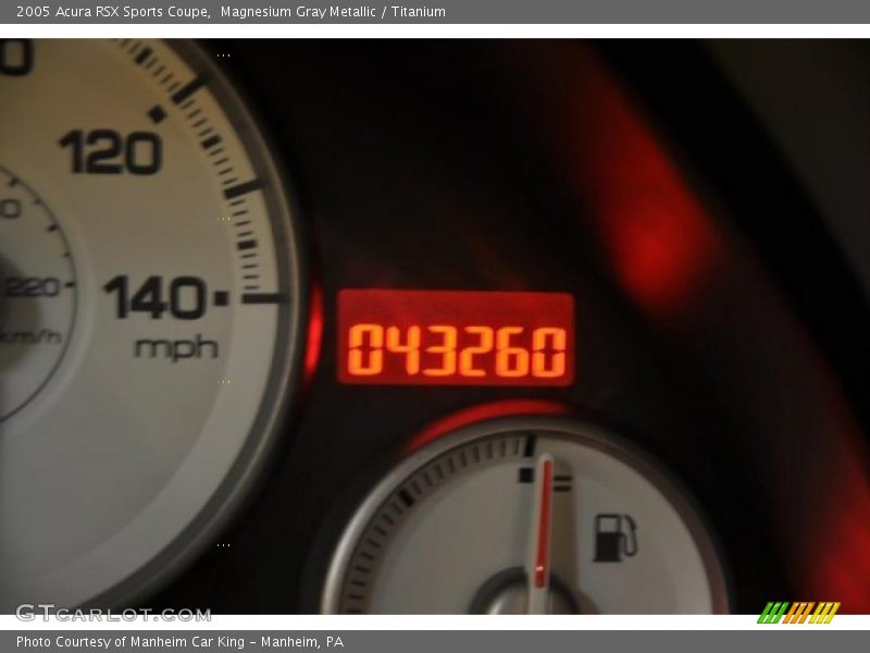 Magnesium Gray Metallic / Titanium 2005 Acura RSX Sports Coupe
