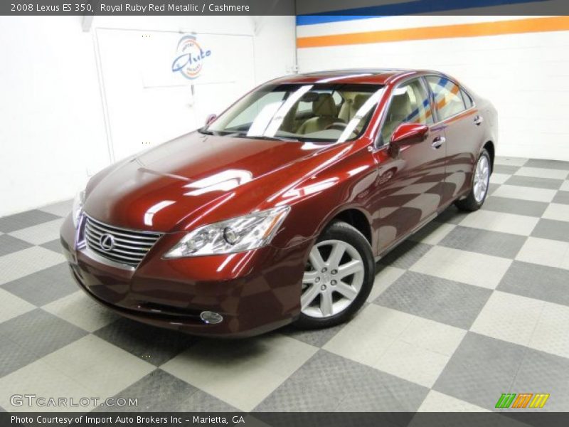 Royal Ruby Red Metallic / Cashmere 2008 Lexus ES 350