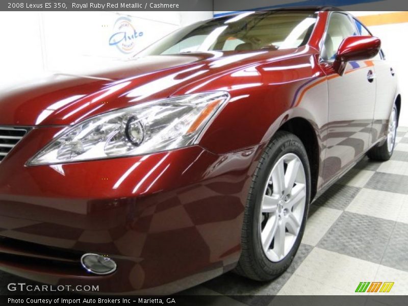 Royal Ruby Red Metallic / Cashmere 2008 Lexus ES 350