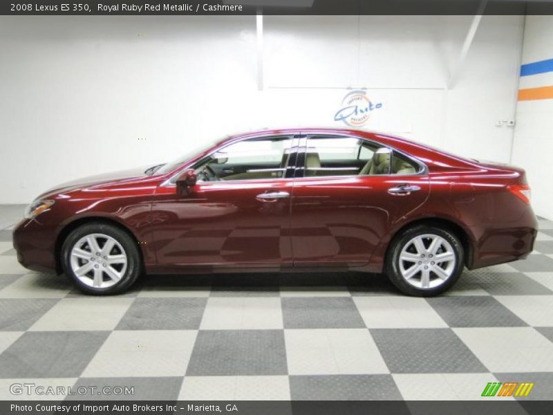 Royal Ruby Red Metallic / Cashmere 2008 Lexus ES 350