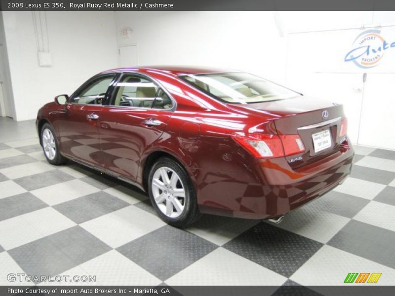 Royal Ruby Red Metallic / Cashmere 2008 Lexus ES 350