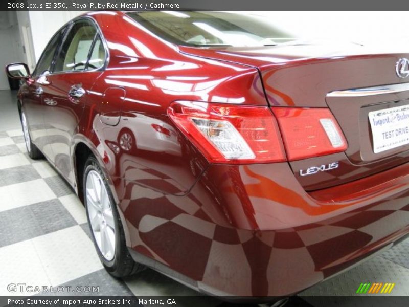 Royal Ruby Red Metallic / Cashmere 2008 Lexus ES 350