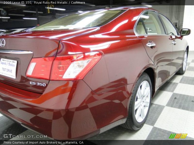 Royal Ruby Red Metallic / Cashmere 2008 Lexus ES 350