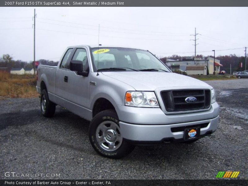 Silver Metallic / Medium Flint 2007 Ford F150 STX SuperCab 4x4