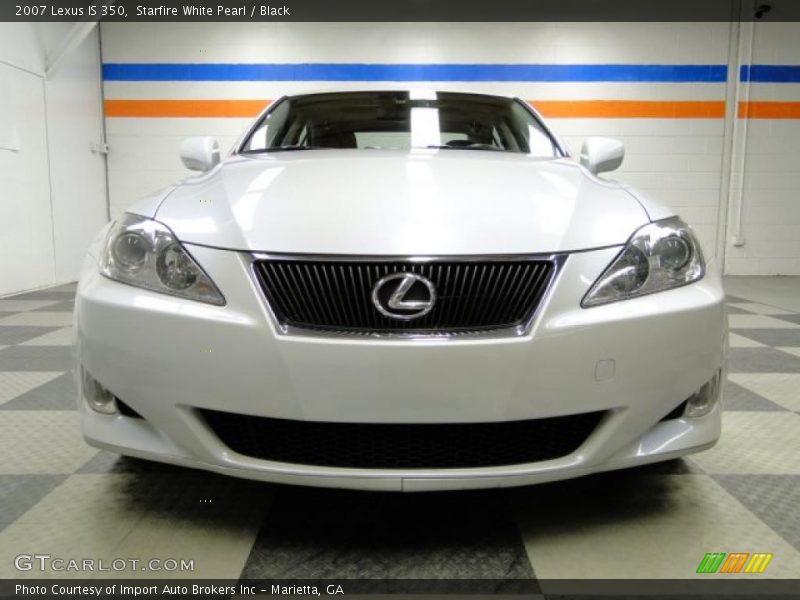 Starfire White Pearl / Black 2007 Lexus IS 350