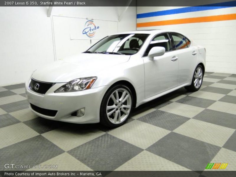 Starfire White Pearl / Black 2007 Lexus IS 350
