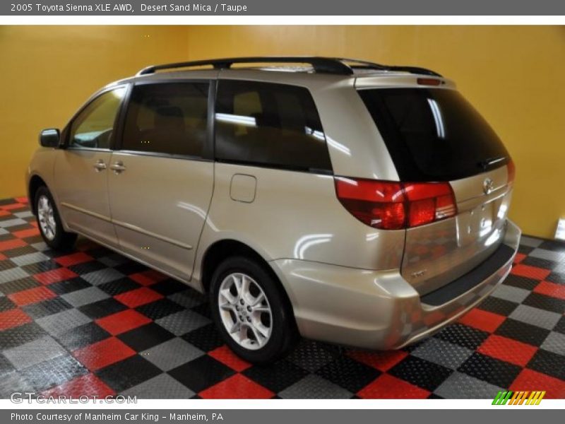 Desert Sand Mica / Taupe 2005 Toyota Sienna XLE AWD