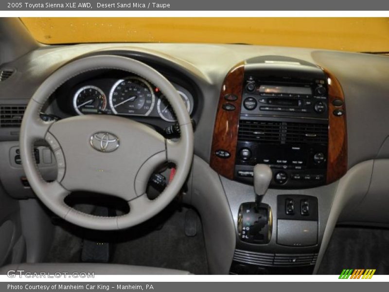 Desert Sand Mica / Taupe 2005 Toyota Sienna XLE AWD