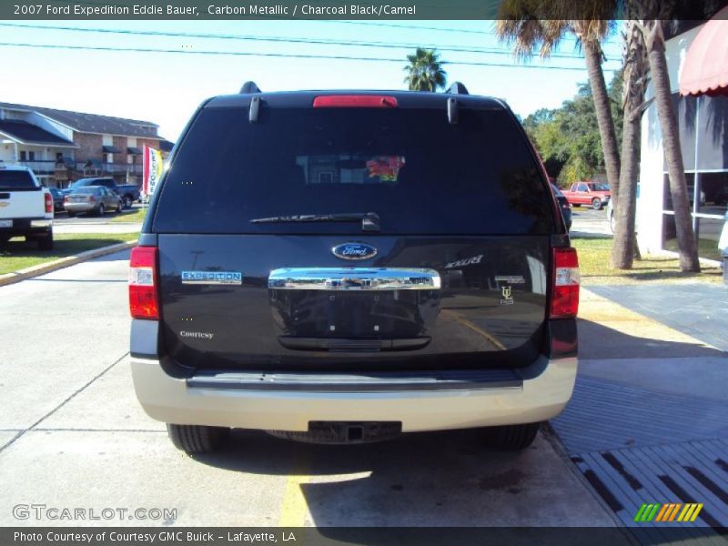 Carbon Metallic / Charcoal Black/Camel 2007 Ford Expedition Eddie Bauer