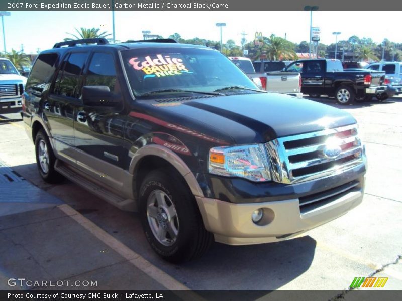 Carbon Metallic / Charcoal Black/Camel 2007 Ford Expedition Eddie Bauer