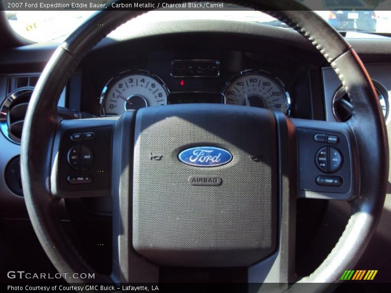 Carbon Metallic / Charcoal Black/Camel 2007 Ford Expedition Eddie Bauer