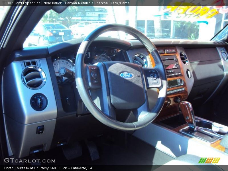 Carbon Metallic / Charcoal Black/Camel 2007 Ford Expedition Eddie Bauer