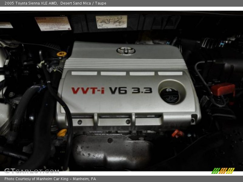 Desert Sand Mica / Taupe 2005 Toyota Sienna XLE AWD