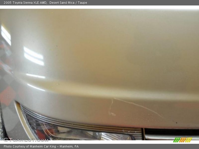 Desert Sand Mica / Taupe 2005 Toyota Sienna XLE AWD