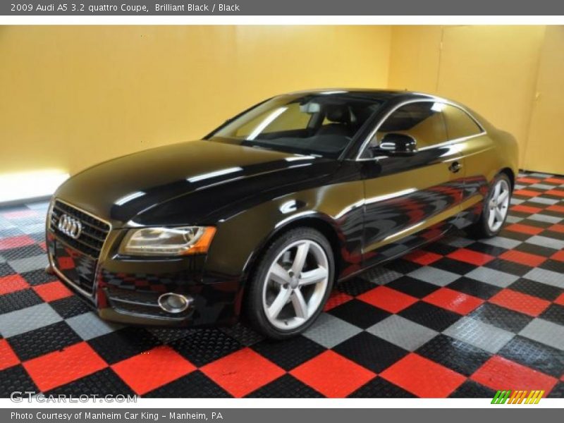 Front 3/4 View of 2009 A5 3.2 quattro Coupe
