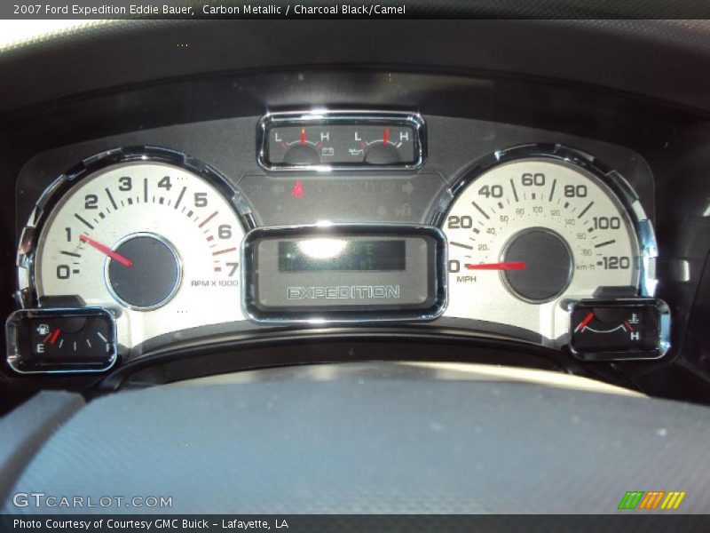 Carbon Metallic / Charcoal Black/Camel 2007 Ford Expedition Eddie Bauer