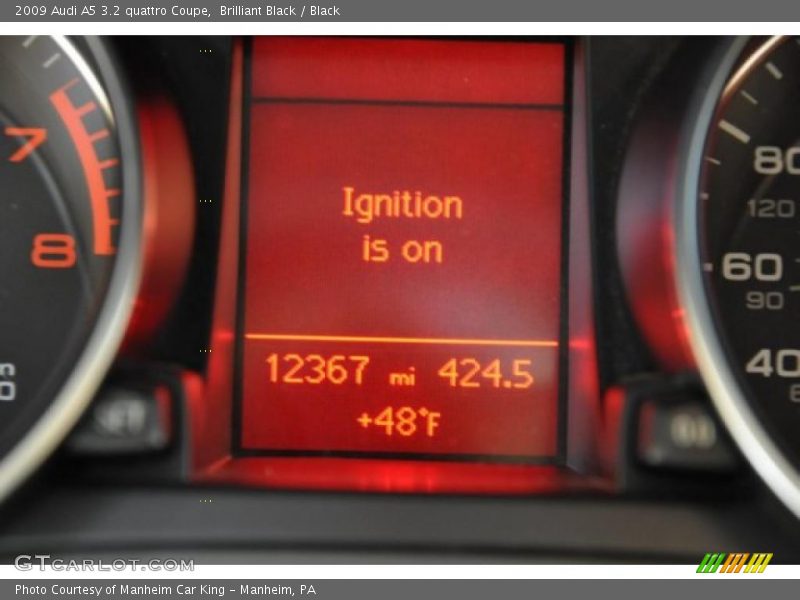 Brilliant Black / Black 2009 Audi A5 3.2 quattro Coupe