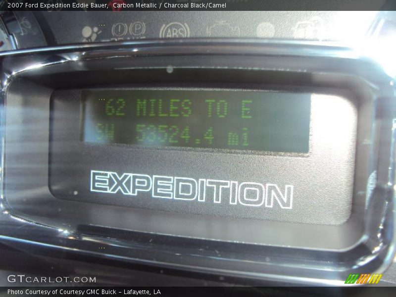 Carbon Metallic / Charcoal Black/Camel 2007 Ford Expedition Eddie Bauer