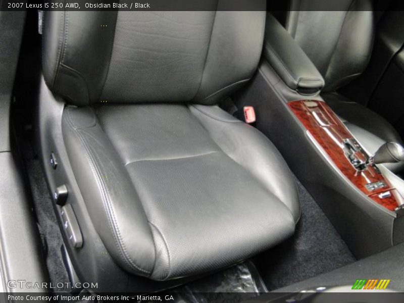  2007 IS 250 AWD Black Interior