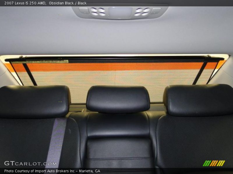 Obsidian Black / Black 2007 Lexus IS 250 AWD