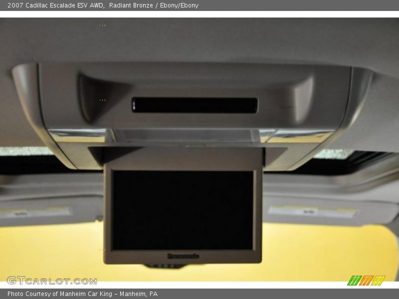 Radiant Bronze / Ebony/Ebony 2007 Cadillac Escalade ESV AWD